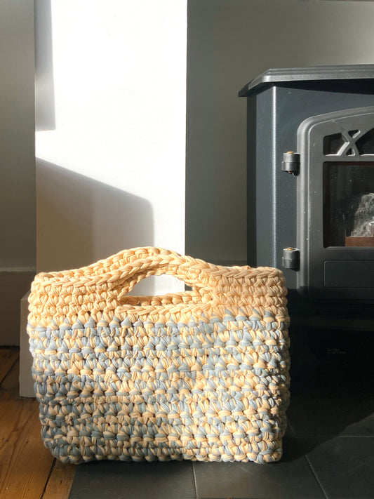 Knotty basket bag - custom colours