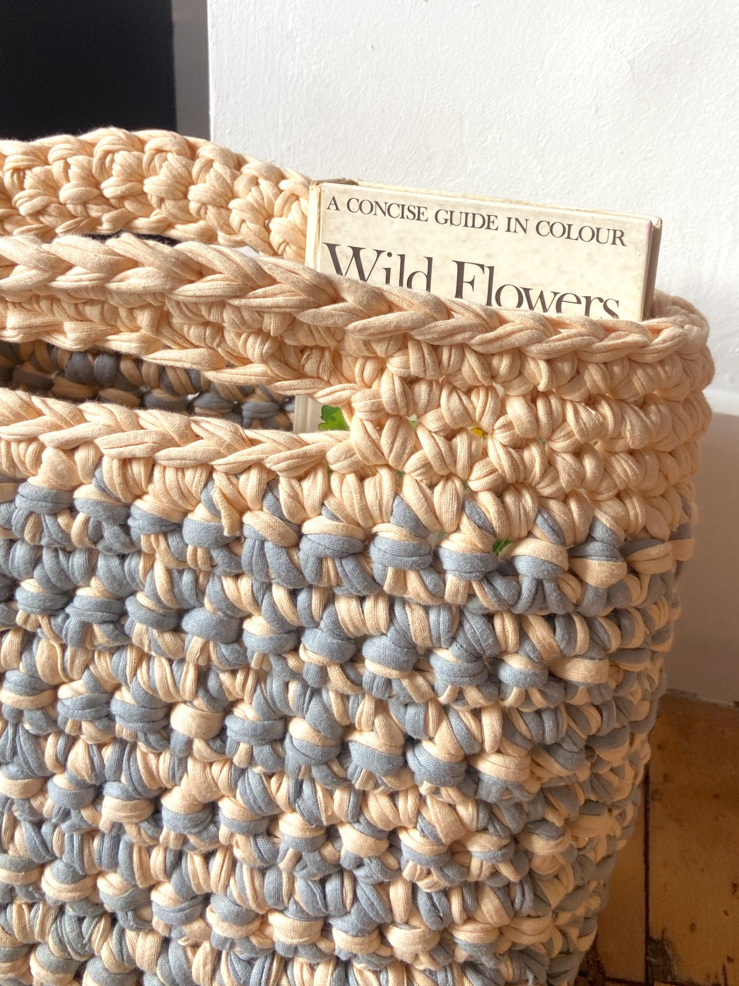 Knotty basket bag - custom colours